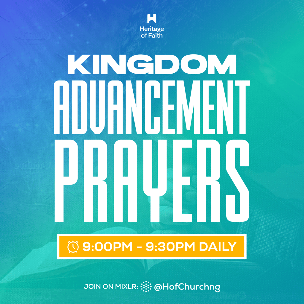 HoFChurchNG KINGDOM ADVANCEMENT PRAYERS DAY 313 REV PETER ALABI